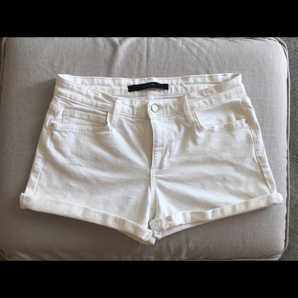 Joe's Jeans White Jean Shorts